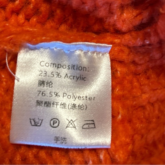 Womens Oversized Sweater Size XXL Long Sleeve Moch Turtleneck Miss Morandi Boxy - Picture 7 of 12